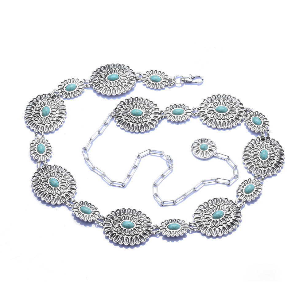 Body Jewelry Indian - 2025 nuevo indio plateado Vintage cuerpo