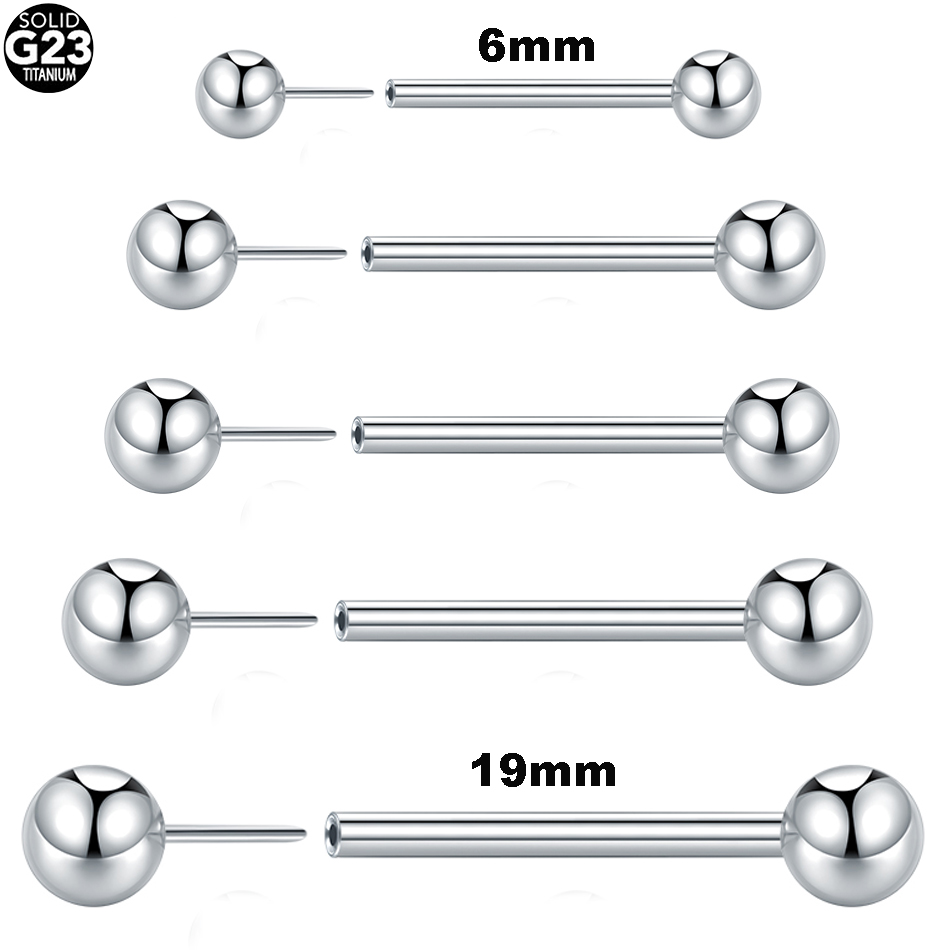 Body Jewelry Threadless - 1 ud./5 uds. G23 extremos sin