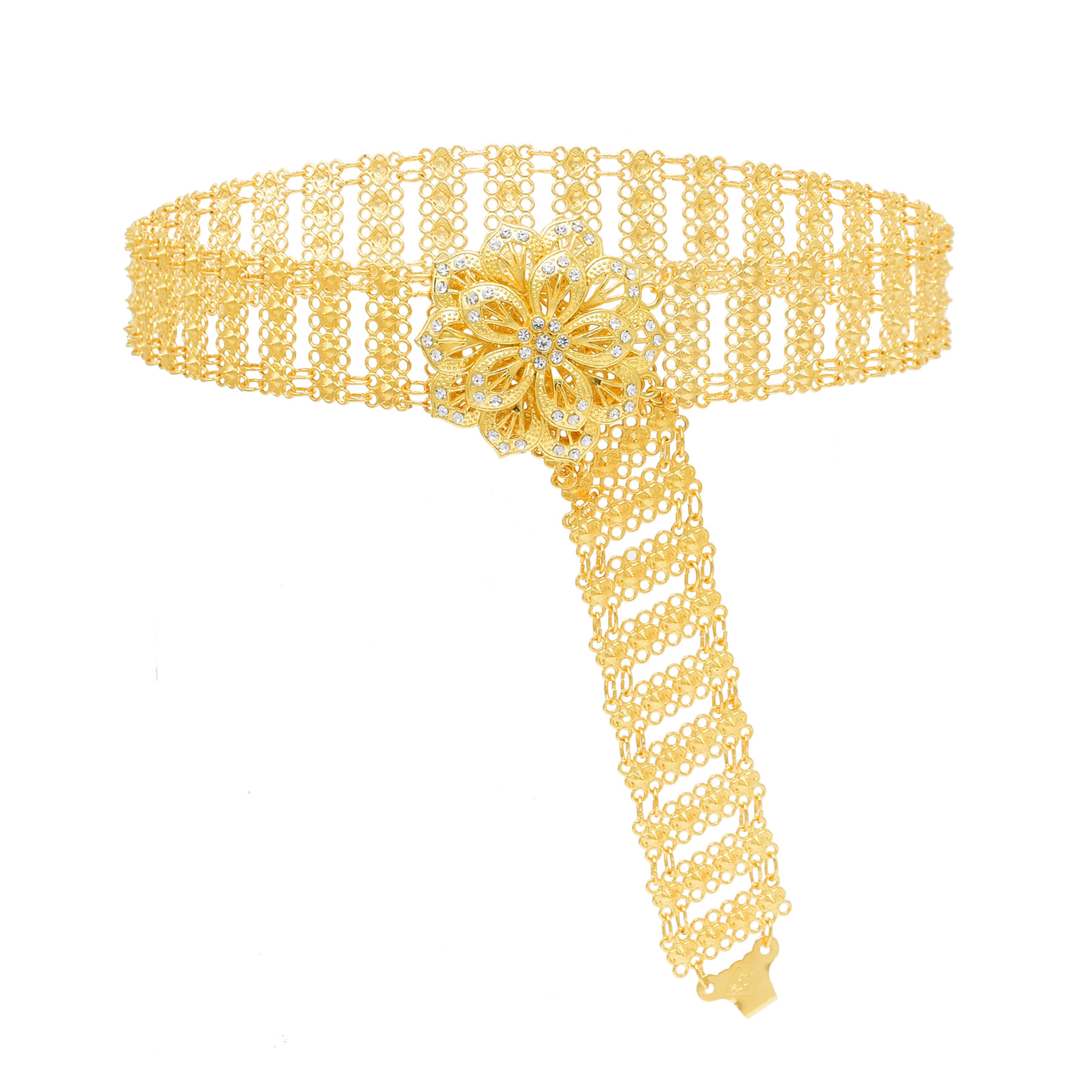 Body Jewelry Indian - Abalorios de flores 3D grandes de