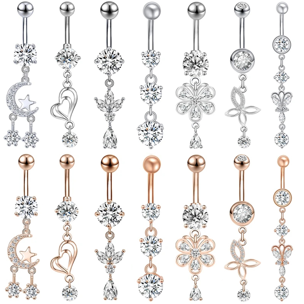Body Jewelry Real Gold - ZS 14G 1 pieza anillos de