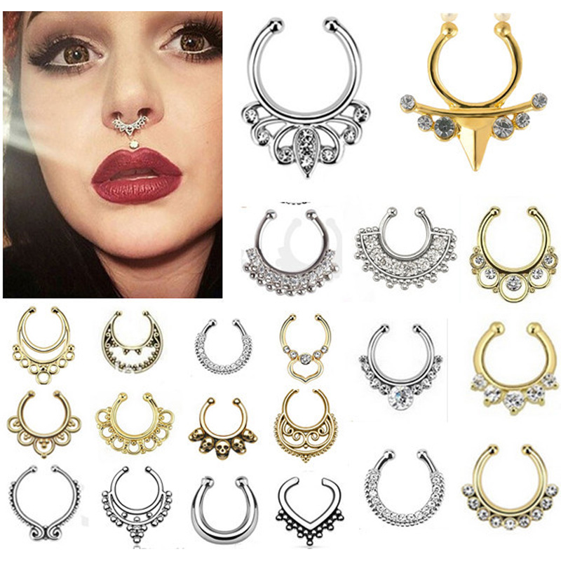 Body Jewelry Indian - Cristal indio enganche en la nariz