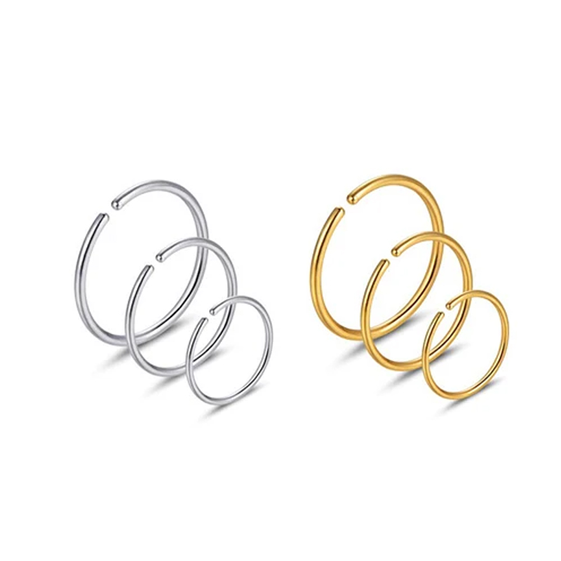 Body Jewelry Lot - Lote de 6 Anillos Hipoalergénicos para