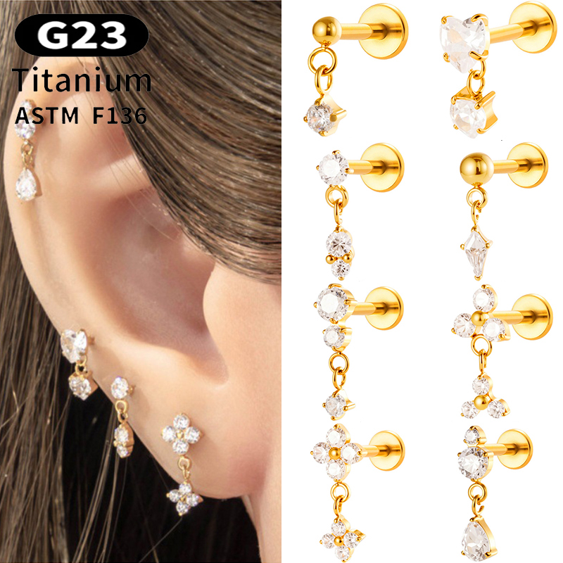 Body Jewelry Threadless - 1 ud. Piercing de Titanio G23