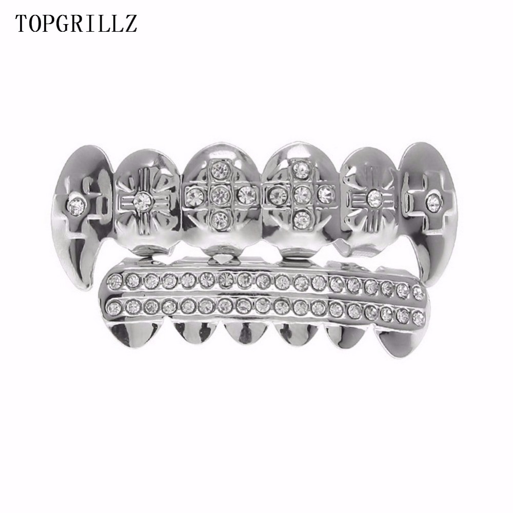 TOPGRILLZ-tapas de dientes de  - Body Jewelry Real Gold reseña y precio