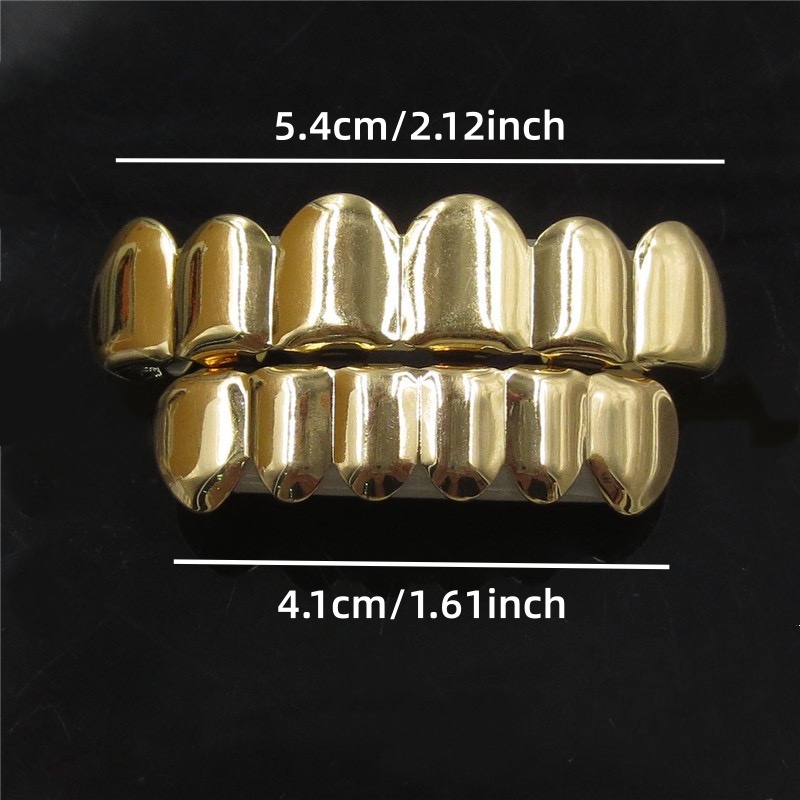 Juego de Grillz Dentales de Hi - Body Jewelry Real Gold reseña y precio