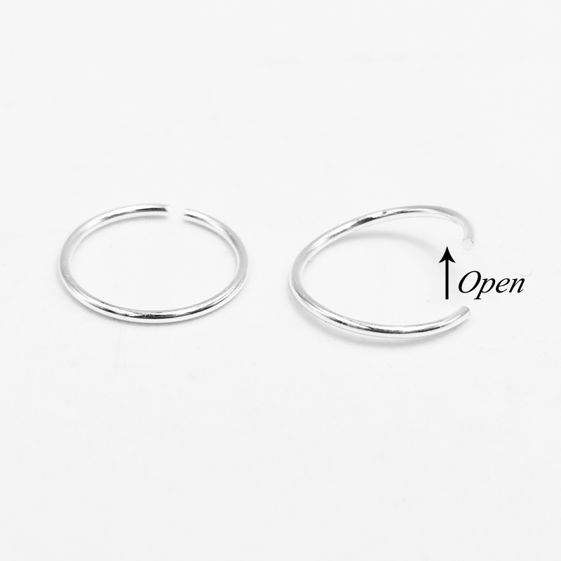 Anillo de plata de ley 925 par - Body Jewelry Lot reseña y precio