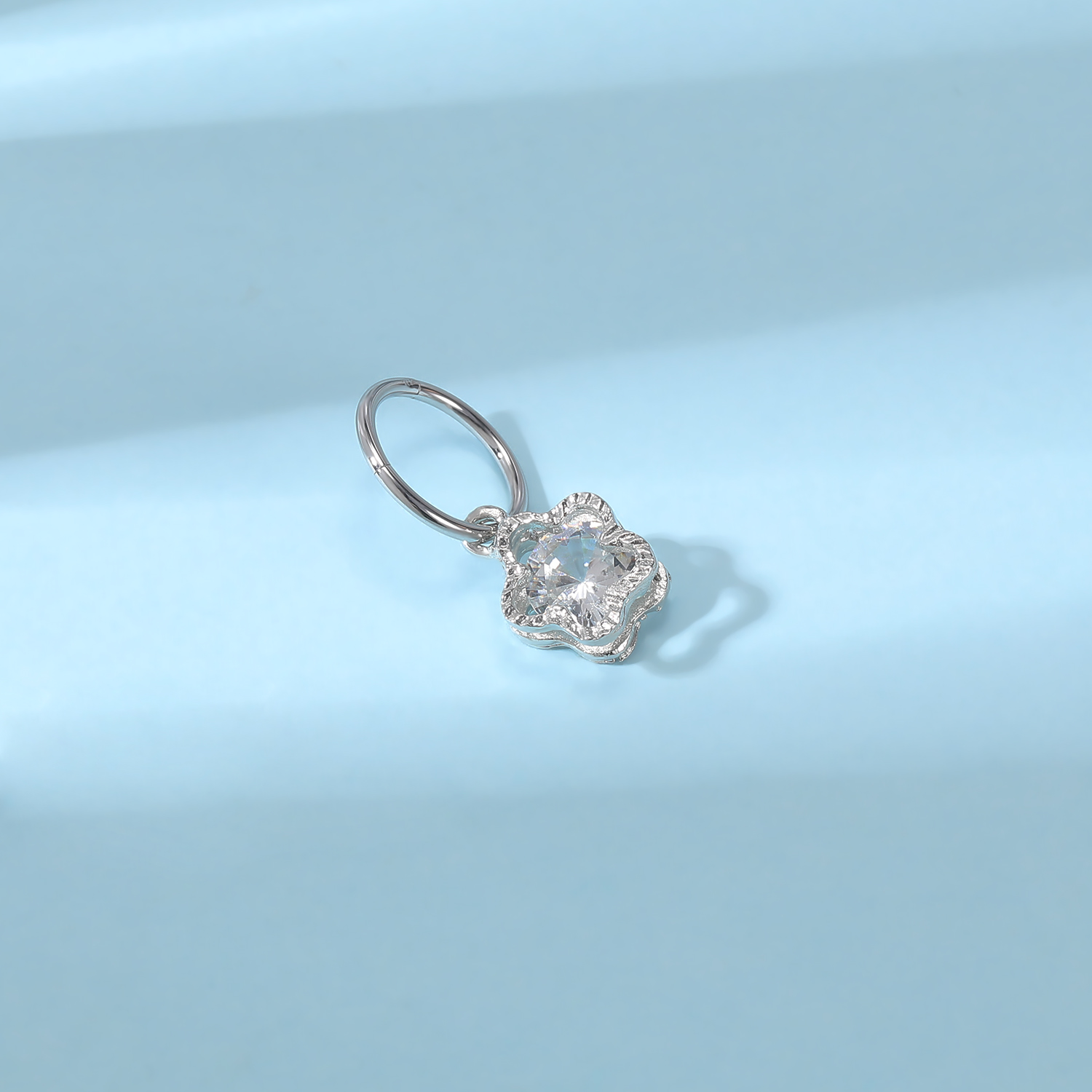 ZS 16G Color dorado aro vientr - Body Jewelry Real Gold reseña y precio