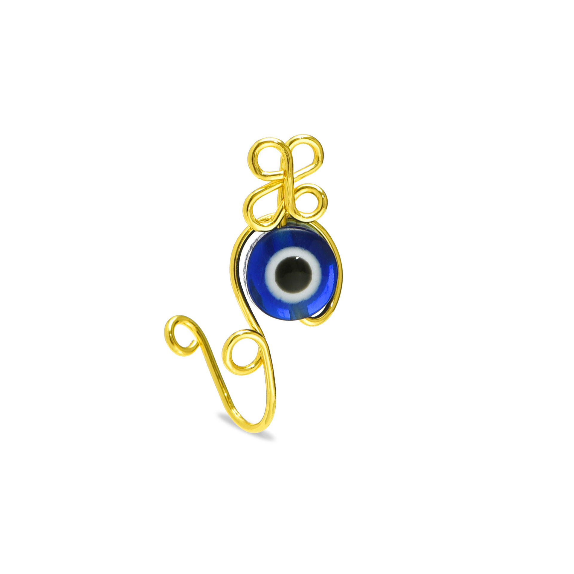 Anillo de nariz de mal de ojo  - Body Jewelry Real Gold reseña y precio