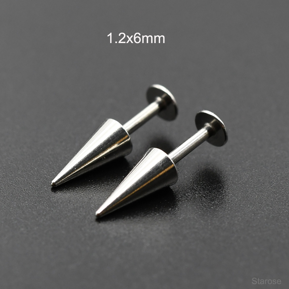 Starose-pendientes de acero in - Body Jewelry Vertical Labret reseña y precio