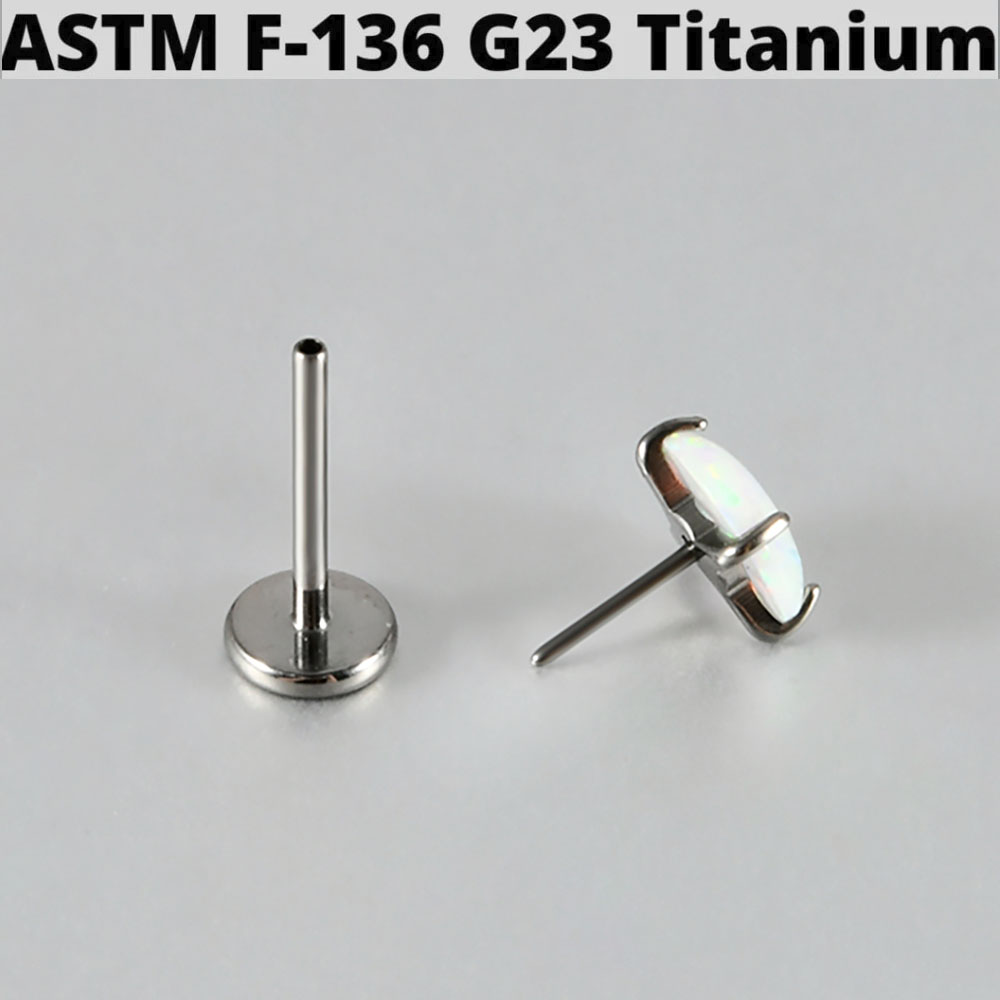 1 unidad G23 titanio brillo re - Body Jewelry Threadless reseña y precio
