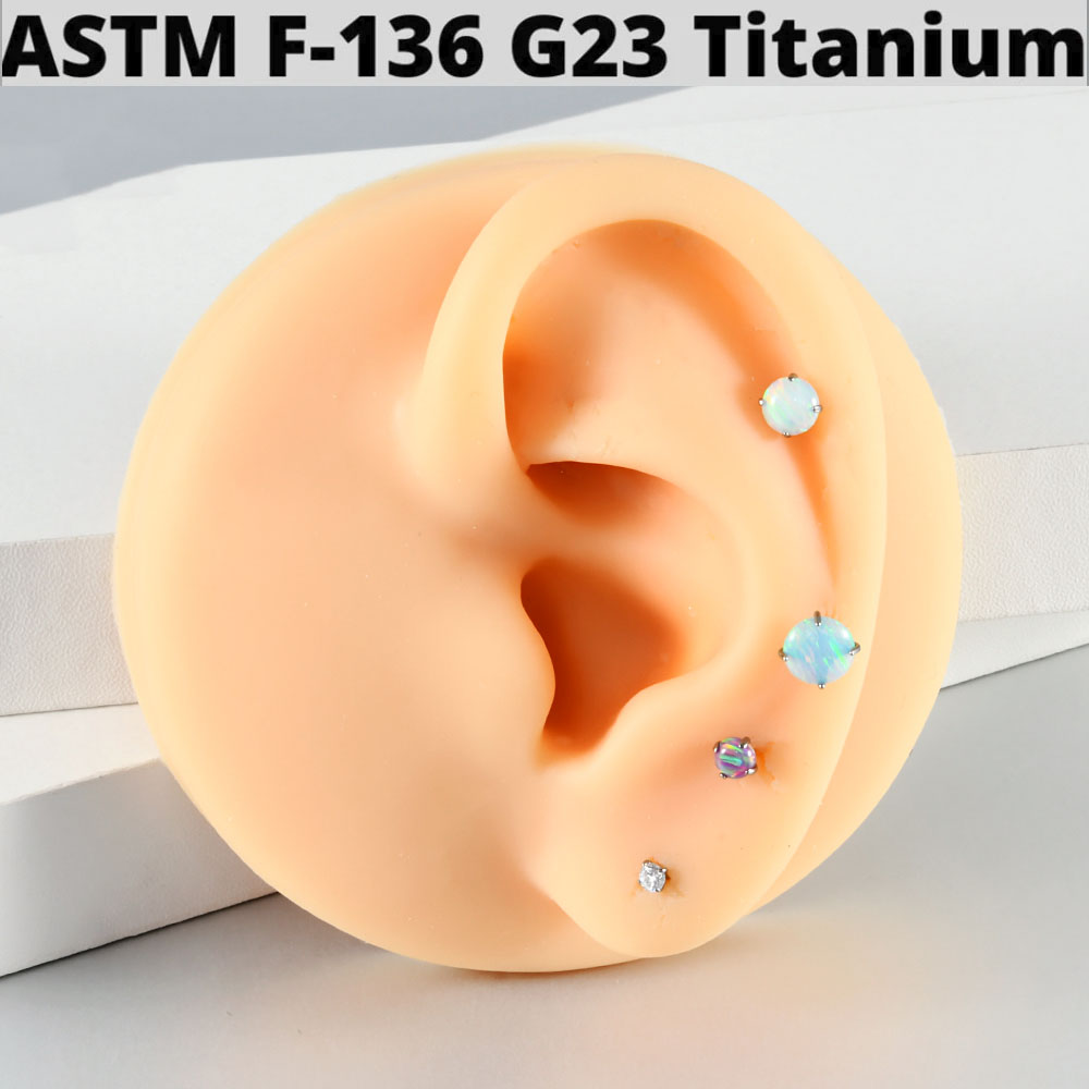 1 unidad G23 titanio brillo re - Body Jewelry Threadless reseña y precio