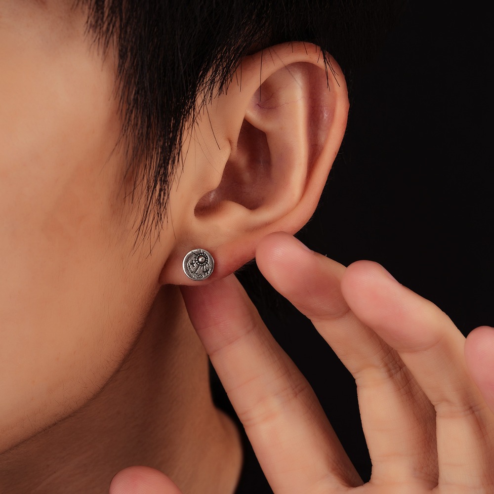1 par de pendientes de tuerca  - Body Jewelry Indian reseña y precio