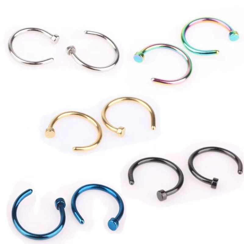 Lote de 6 Anillos de Nariz Fal - Body Jewelry Lot reseña y precio