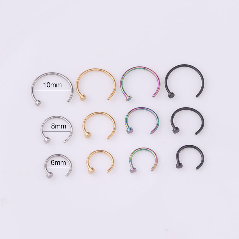 Lote de 6 Anillos de Nariz Fal - Body Jewelry Lot reseña y precio