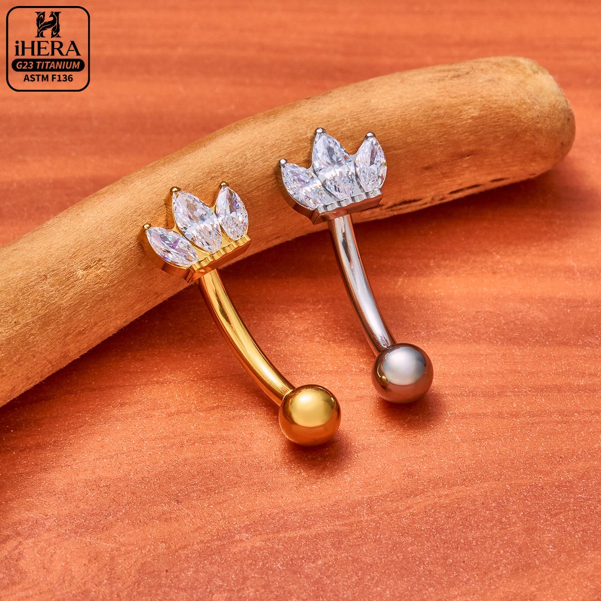 Piercing de titanio F136 con b - Body Jewelry Vertical Labret reseña y precio