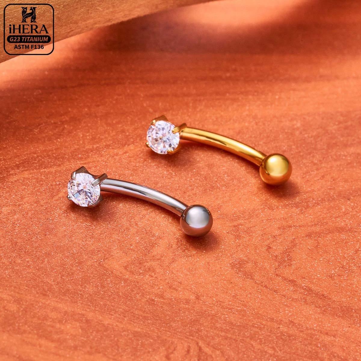 Piercing de titanio F136 con b - Body Jewelry Vertical Labret reseña y precio