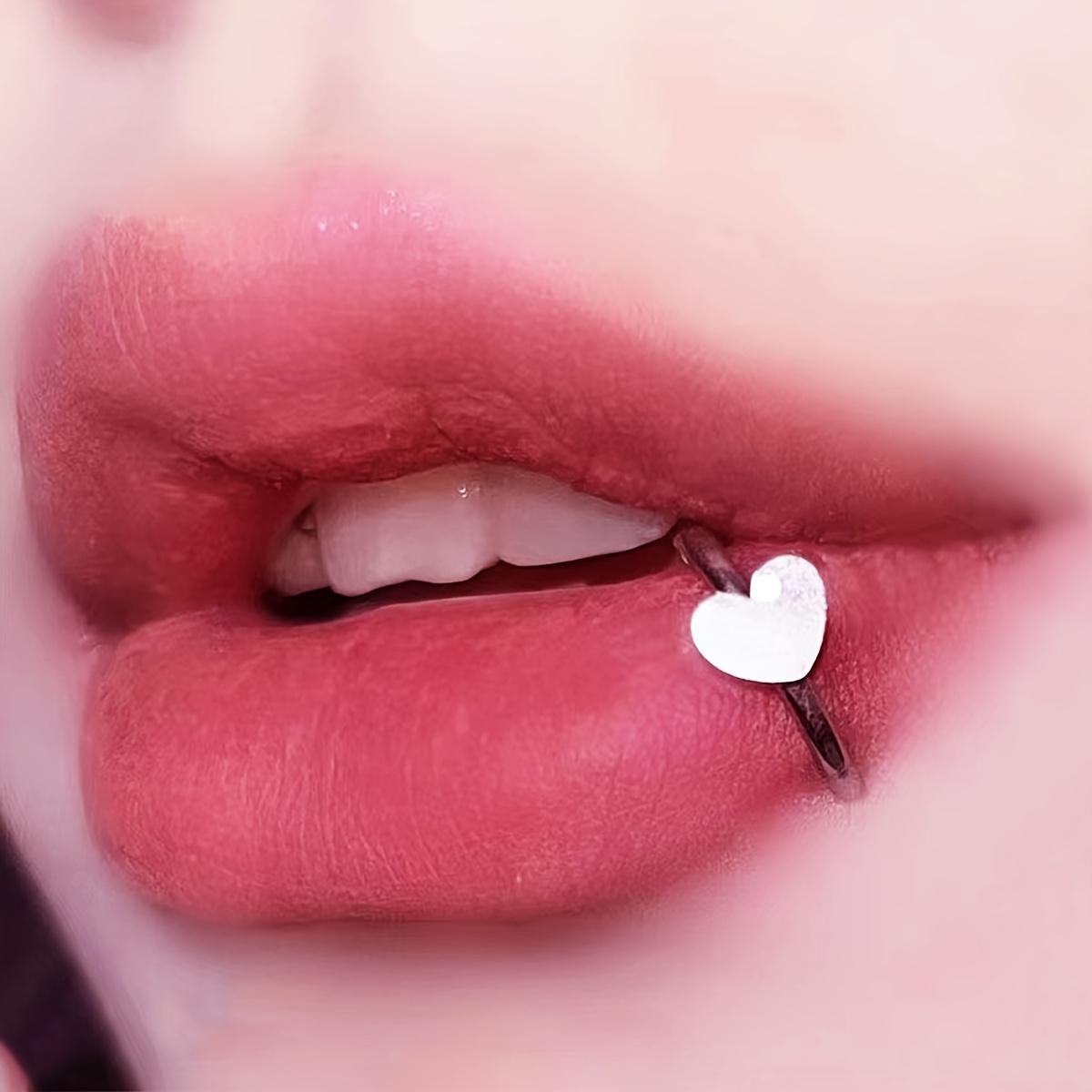 3pcs anillo de labios de acero - Body Jewelry Vertical Labret reseña y precio