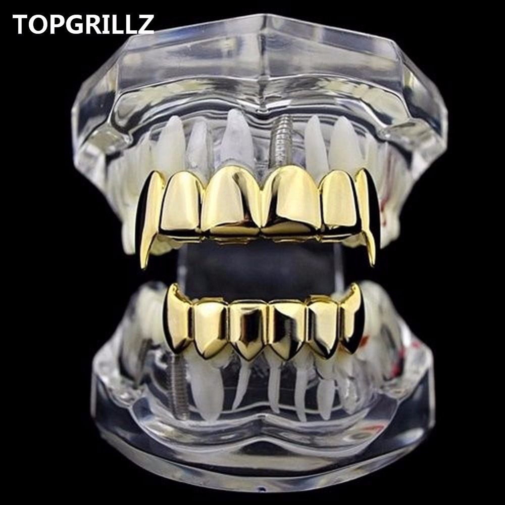 TOPGRILLZ-Juego de parrillas s - Body Jewelry Real Gold reseña y precio