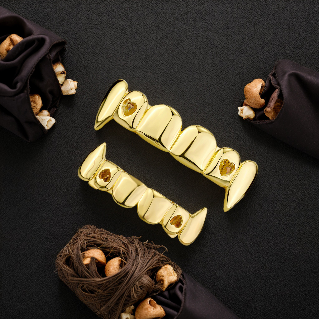 TOPGRILLZ-Juego de 6 parrillas - Body Jewelry Real Gold reseña y precio