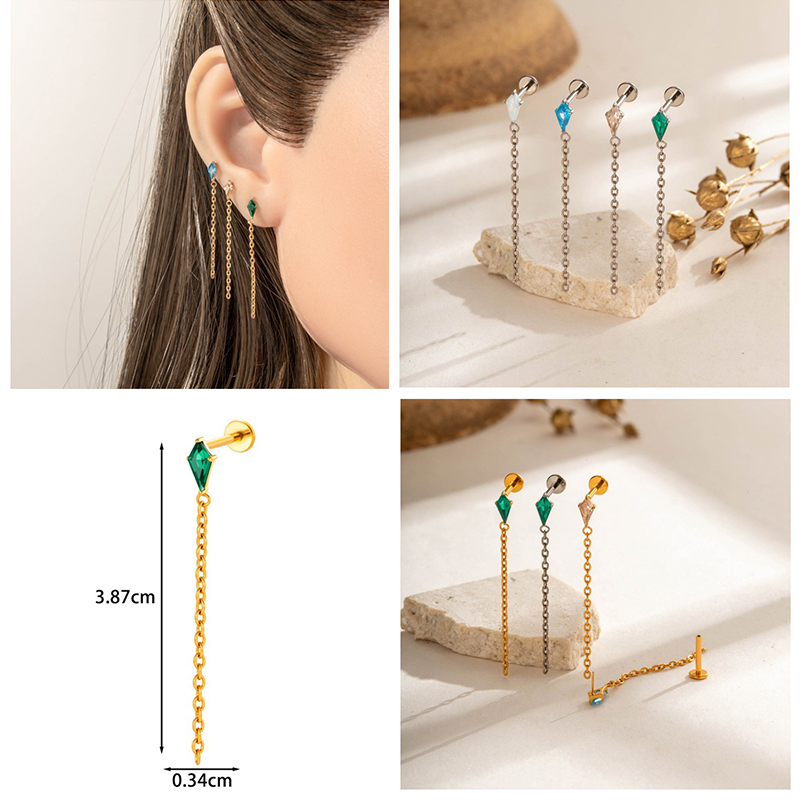 1 ud. Piercing de Titanio G23  - Body Jewelry Threadless reseña y precio