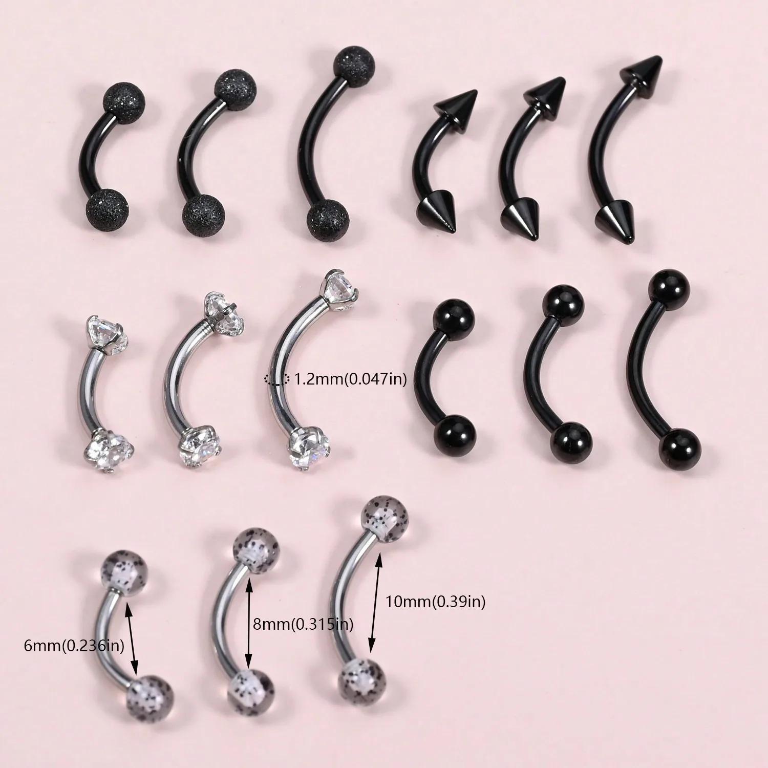 15 Piezas de Joyería para Pier - Body Jewelry Vertical Labret reseña y precio