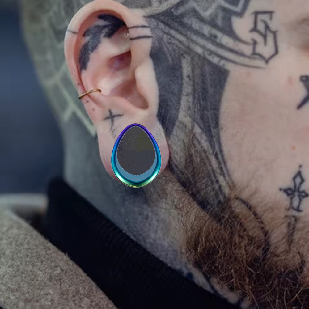Túnel y tapones para oreja con - Body Jewelry Threadless reseña y precio