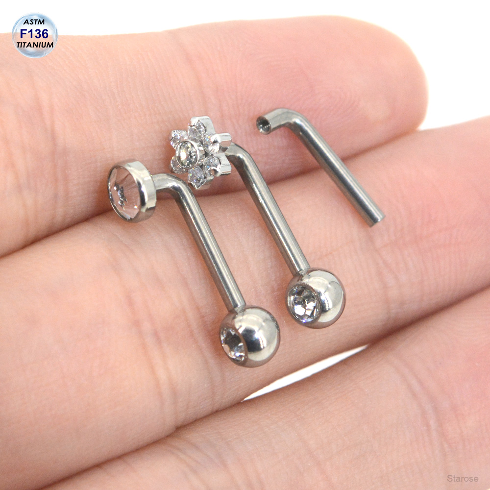 1 unidad de Piercing VCH para  - Body Jewelry Vertical Labret reseña y precio