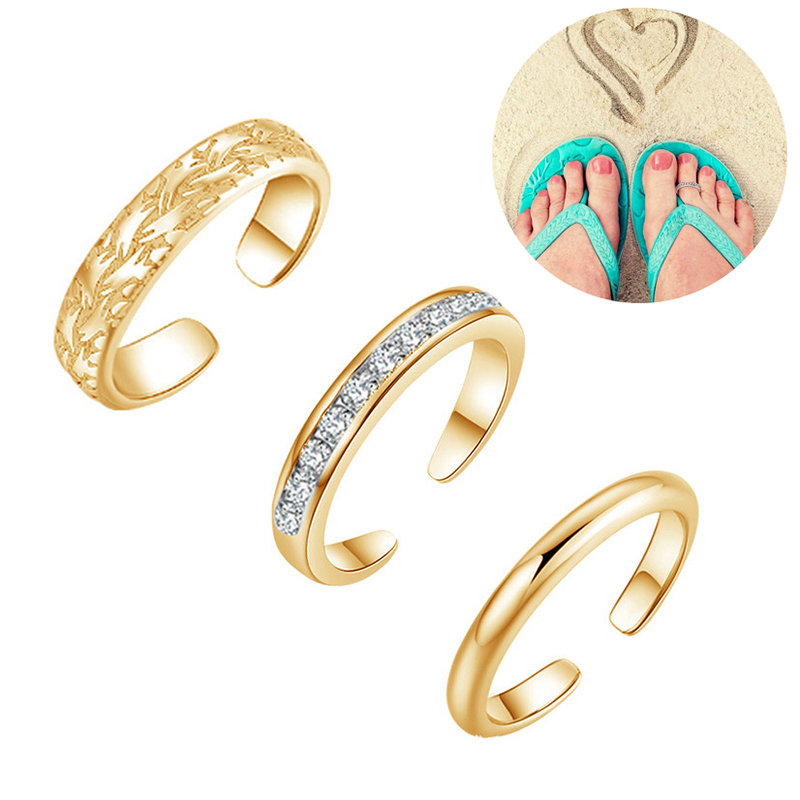 Trio Set Anillos para el dedo  - Body Jewelry Lot reseña y precio