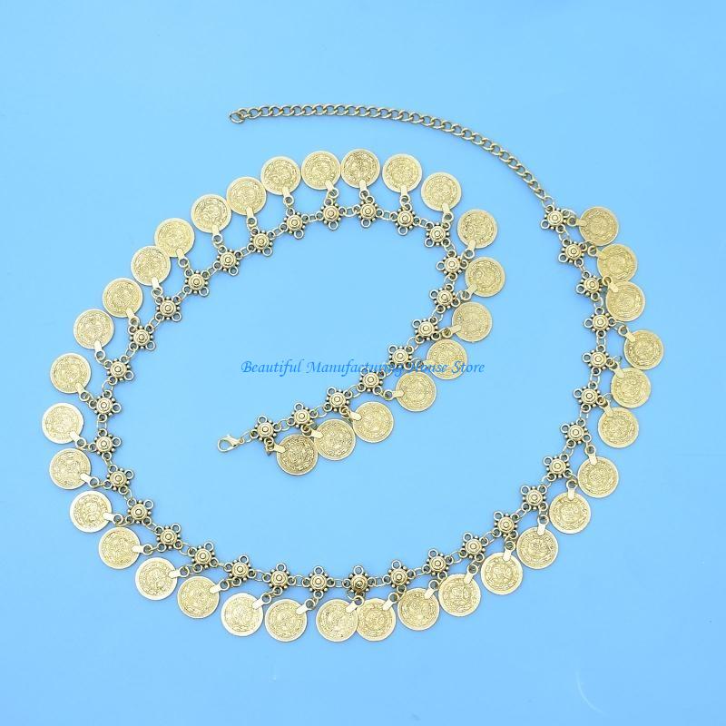 E56A moneda cadena para vientr - Body Jewelry Indian reseña y precio