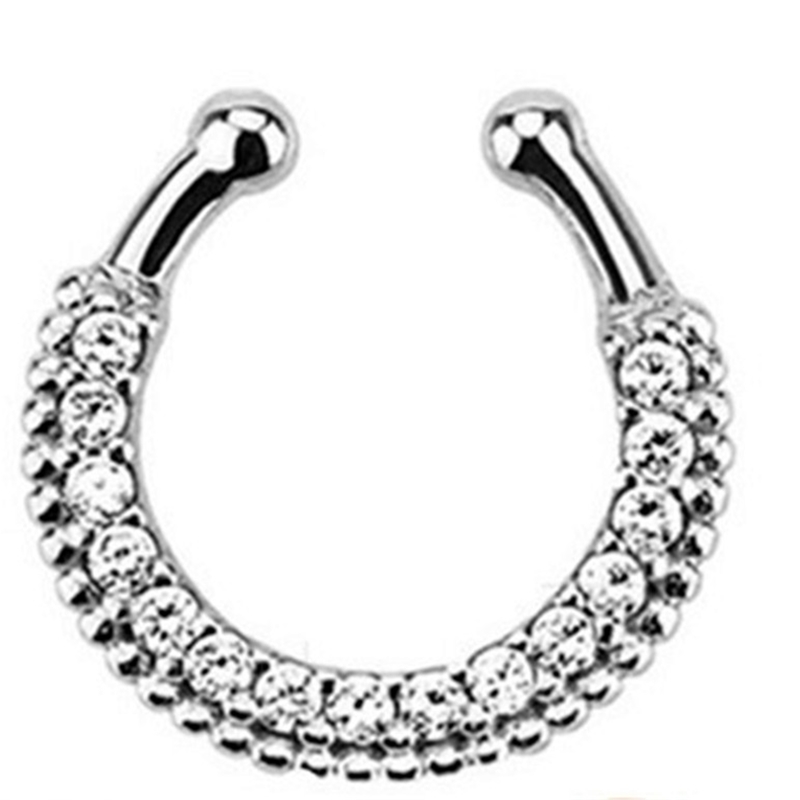 Cristal indio enganche en la n - Body Jewelry Indian reseña y precio