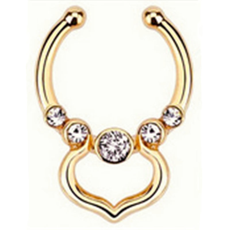 Cristal indio enganche en la n - Body Jewelry Indian reseña y precio