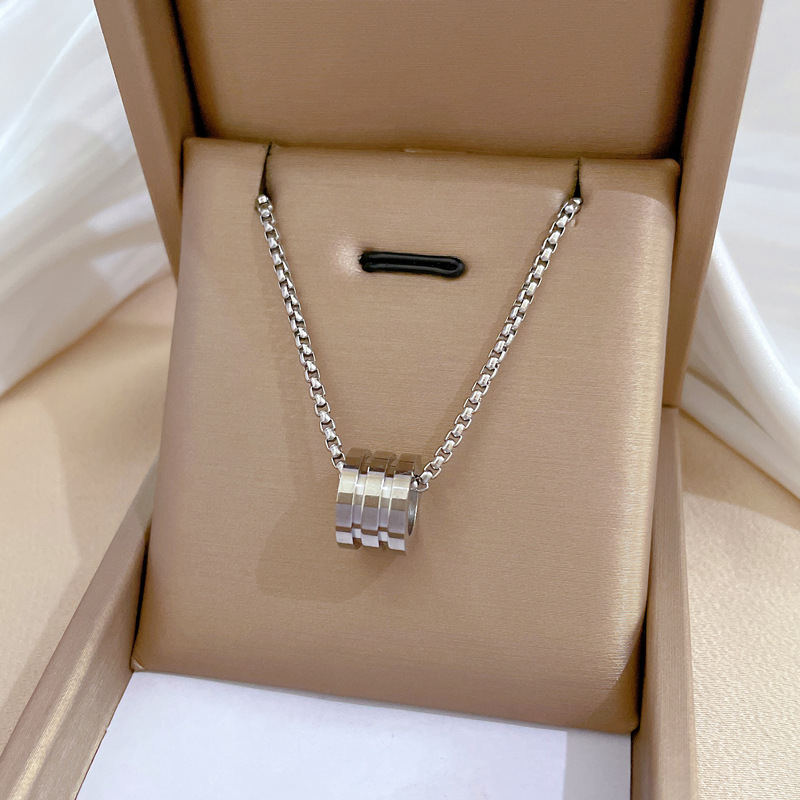 Collar de oro real de tres aro - Body Jewelry Real Gold reseña y precio