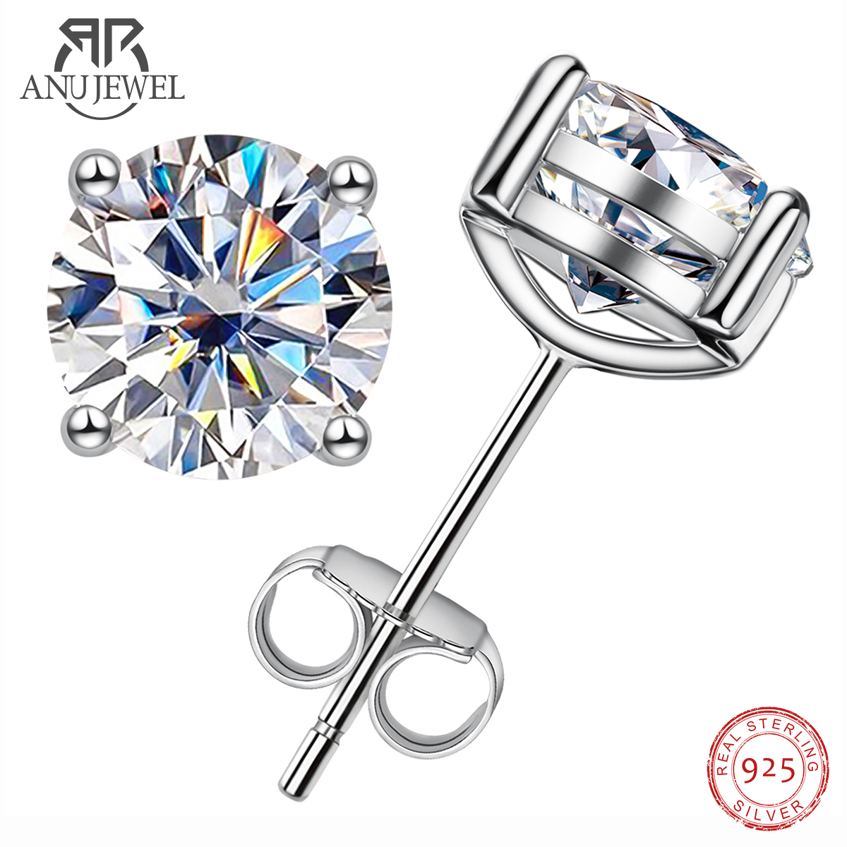 AnuJewel - Pendientes de Plata - Body Jewelry Diamond reseña y precio
