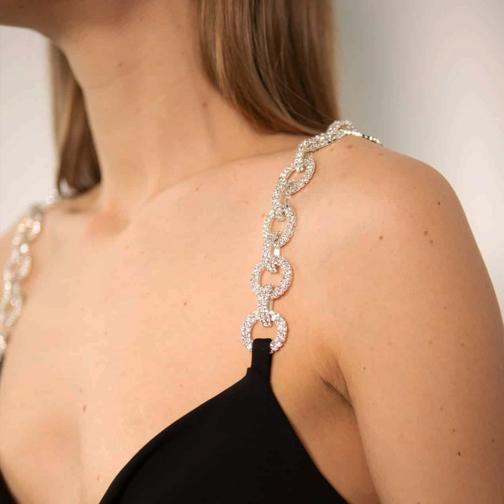 Tirantes de sujetador con pedr - Body Jewelry Diamond reseña y precio