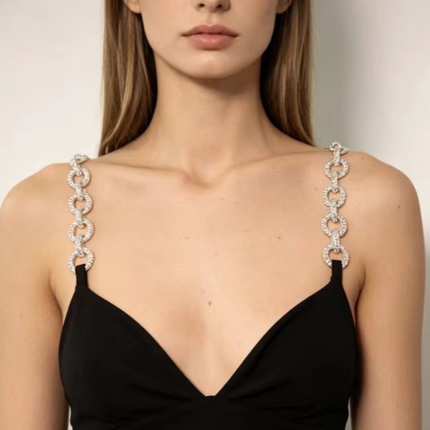 Tirantes de sujetador con pedr - Body Jewelry Diamond reseña y precio