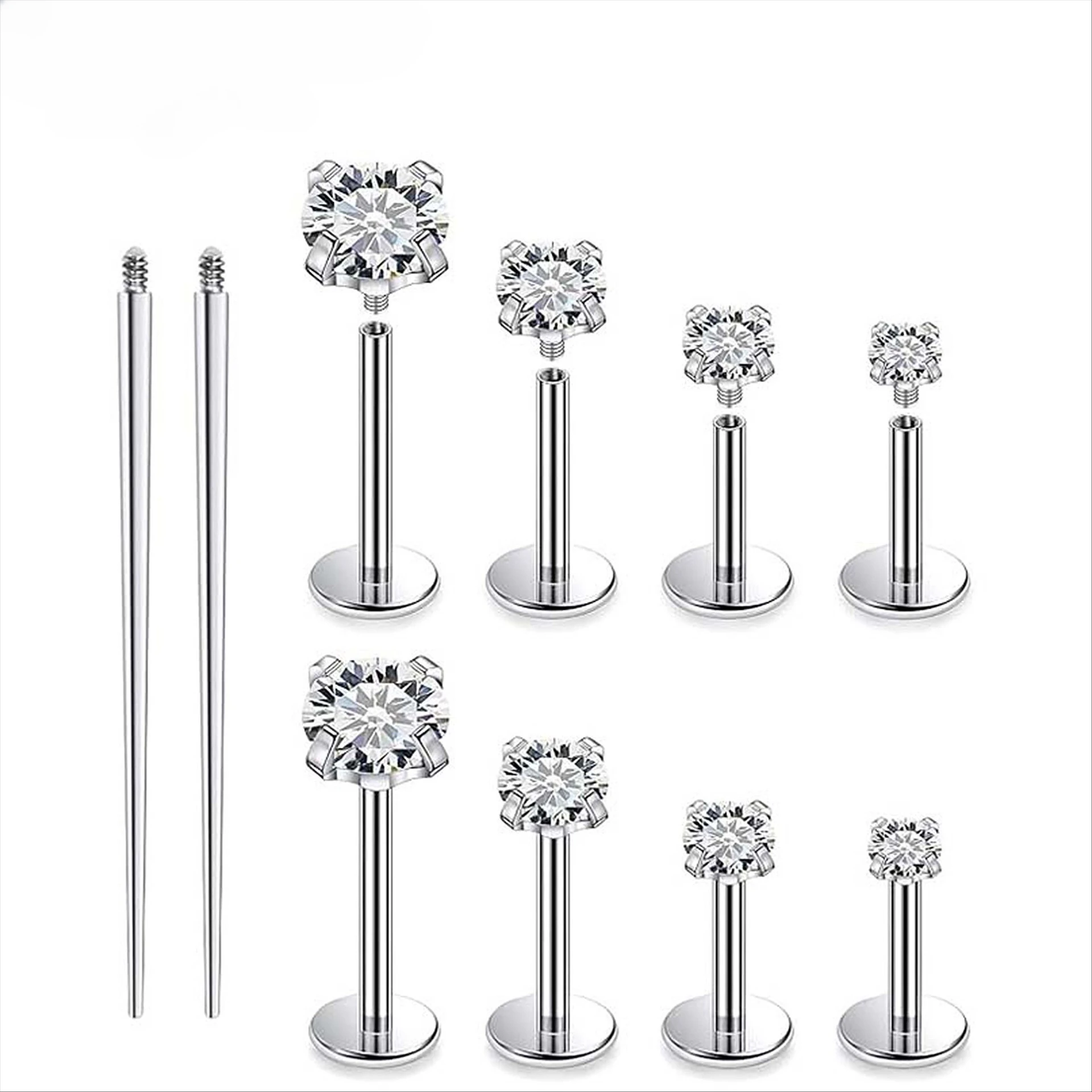 Venta al por mayor Base sin ro - Body Jewelry Threadless reseña y precio