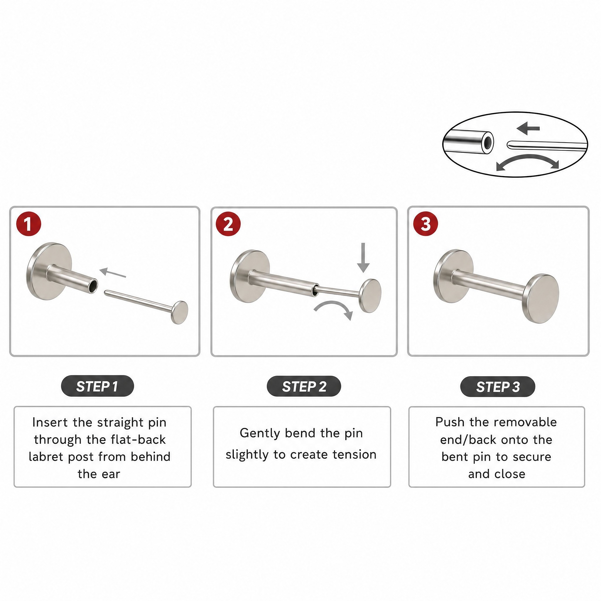 10 unidades de Piercing de Tit - Body Jewelry Threadless reseña y precio