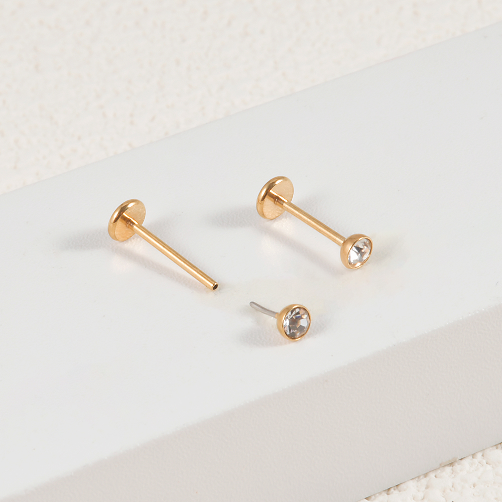 Piercing de acero quirúrgico s - Body Jewelry Threadless reseña y precio