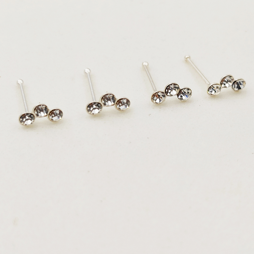 925 Plata de Ley cristal nariz - Body Jewelry Indian reseña y precio