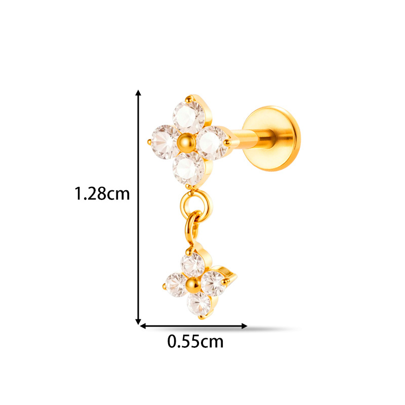 1 ud. Piercing de Titanio G23  - Body Jewelry Threadless reseña y precio