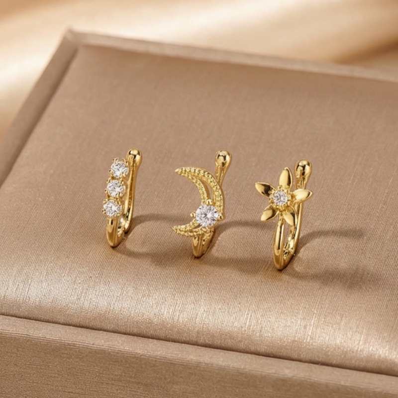 Juego de 3 pinzas para la nari - Body Jewelry Lot reseña y precio