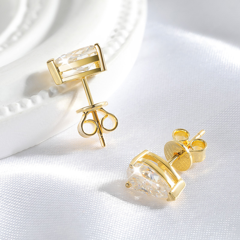 Smyoue-pendientes de tuerca de - Body Jewelry Diamond reseña y precio