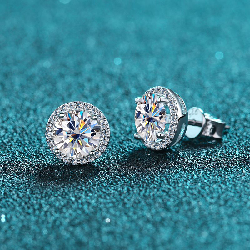 KNOBSPIN-pendiente de moissani - Body Jewelry Diamond reseña y precio