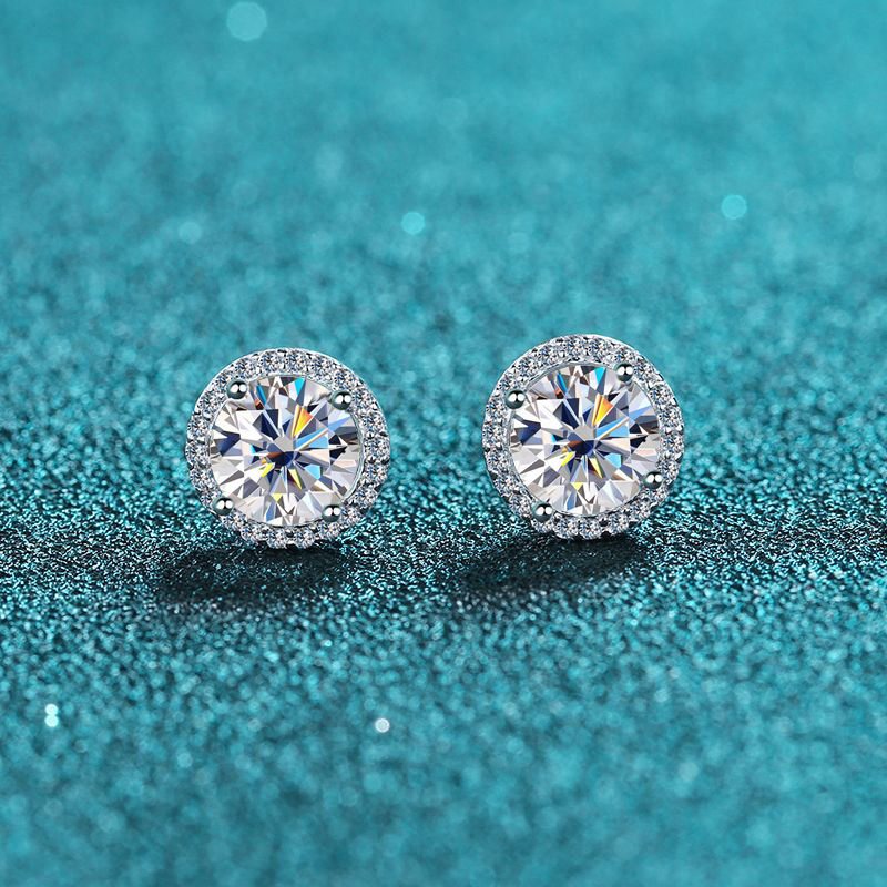 KNOBSPIN-pendiente de moissani - Body Jewelry Diamond reseña y precio