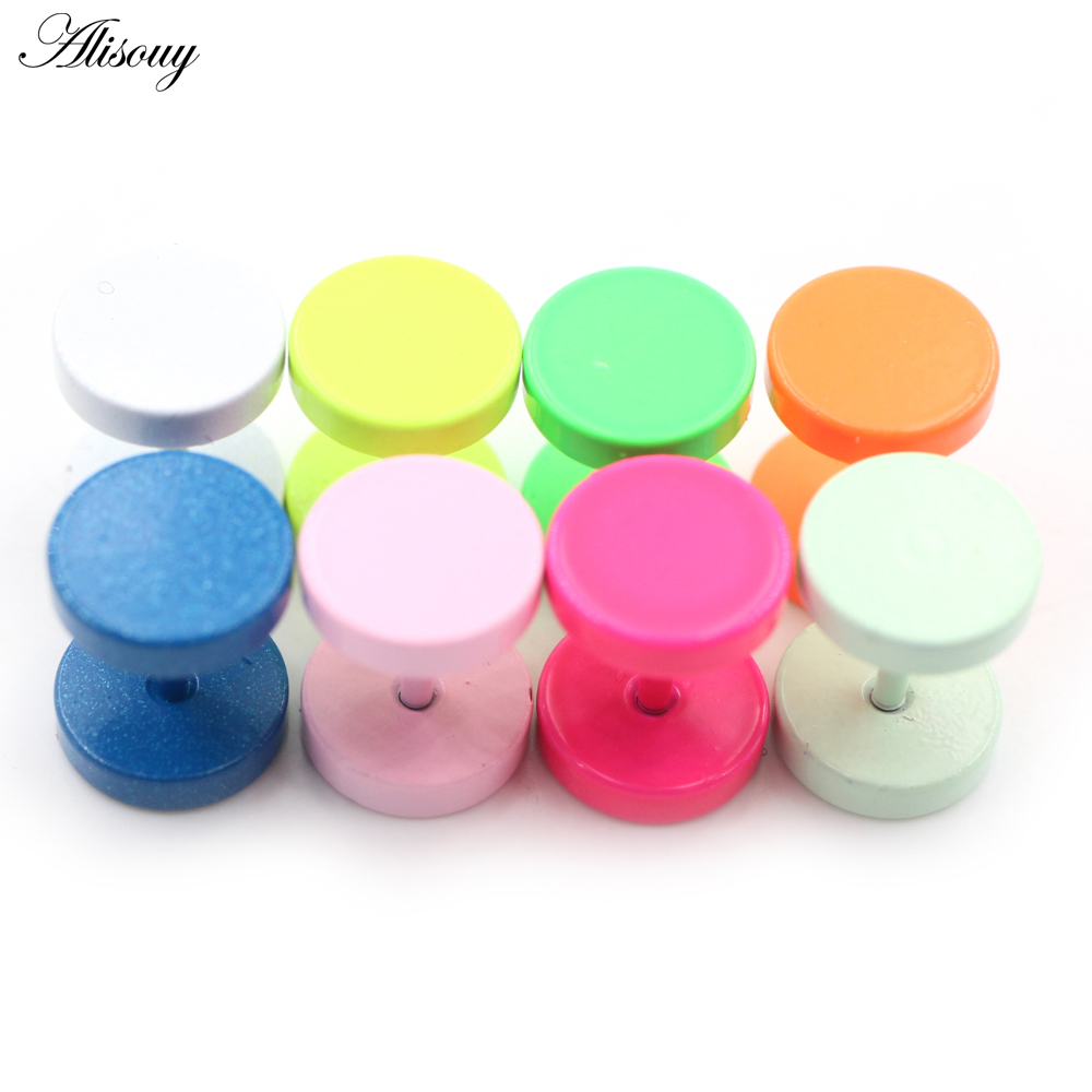 2 Piezas Pendientes de Acero I - Body Jewelry Goth reseña y precio