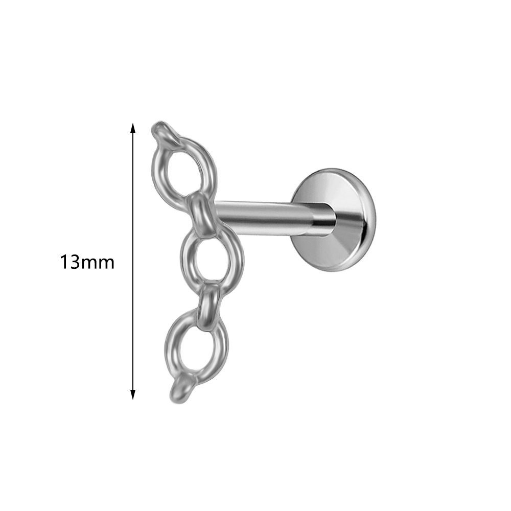 ASTM F-136 Piercing Labret de  - Body Jewelry Threadless reseña y precio